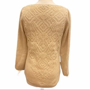 WOMEN’S Bianca B. Wool Blend Sweater Back Design